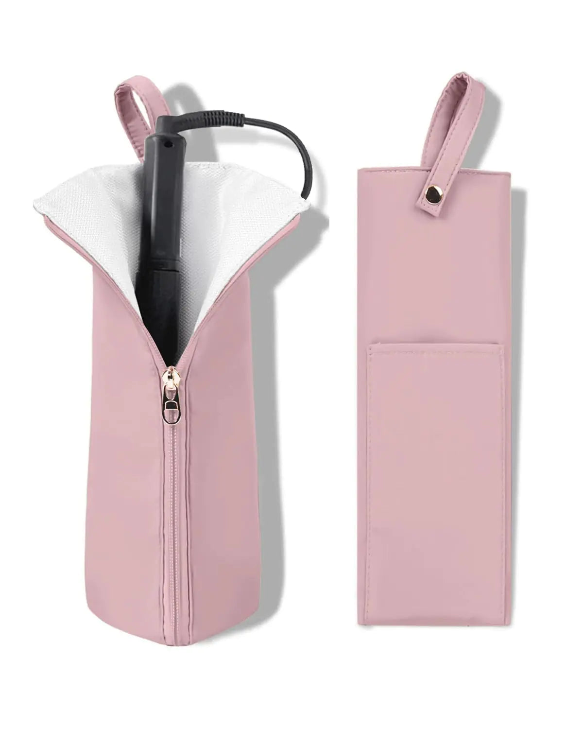 Pemegang &amp; Tikar Seterika Panas Easy-U Beg Perjalanan Tahan Haba untuk Seterika Keriting Rambut Seterika Rata - Penganjur Alat Rambut untuk Perjalanan di Rumah