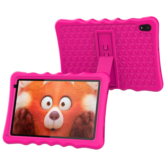 Tablet Kanak-kanak BYYBUO 10.1 inci Tablet Android 13 untuk Kanak-kanak 4GB RAM 32GB ROM 5000mAh Bateri Tablet Kanak-kanak dengan Bluetooth WiFi Kawalan Ibu Bapa Kamera Dwi Sarung Kalis Hentakan (Merah Jambu)