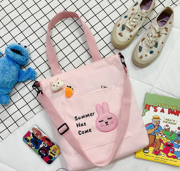 Embroidered Large Capacity Shoulder Crossbody Bag