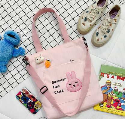 Embroidered Large Capacity Shoulder Crossbody Bag