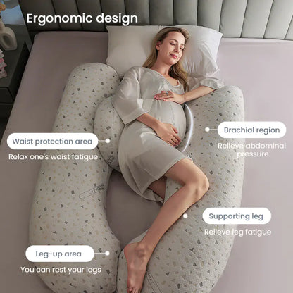 Maternity Body Pillow for Side Sleeping Women