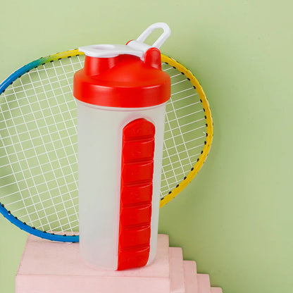 Kotak Pil 2-dalam-1 &amp; Botol Pengocok