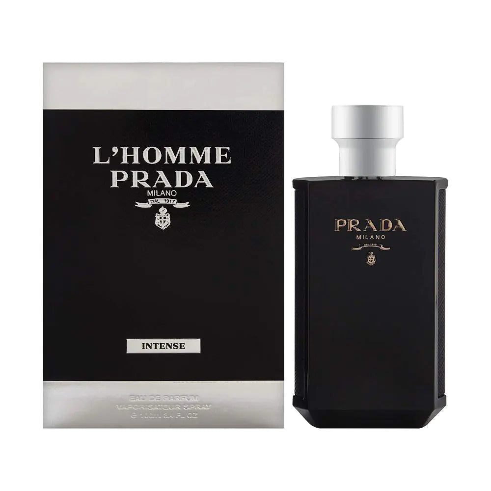 Prada Lhomme Intense Eau de Parfum Spray voor mannen 3,4 ounce