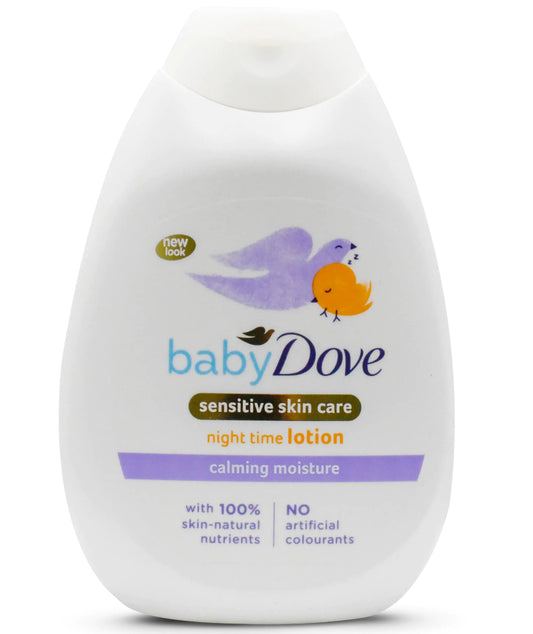 Losyen Waktu Malam Baby Dove untuk Kelembapan Menenangkan Kulit Sensitif - 400 Ml (13 Auns)