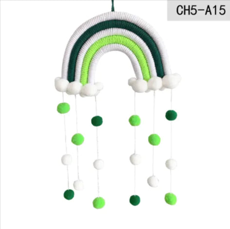 Geweven regenboog hangdecoratie