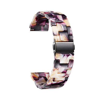 BINLUN Tali Jam Tangan Resin Penggantian Tali Jam Tangan untuk Lelaki Wanita 14 Warna Tali Jam Tangan Ringan 12/14/16/18/20/22mm Gelang Jam Tangan Pintar Fesyen Mesra Kulit